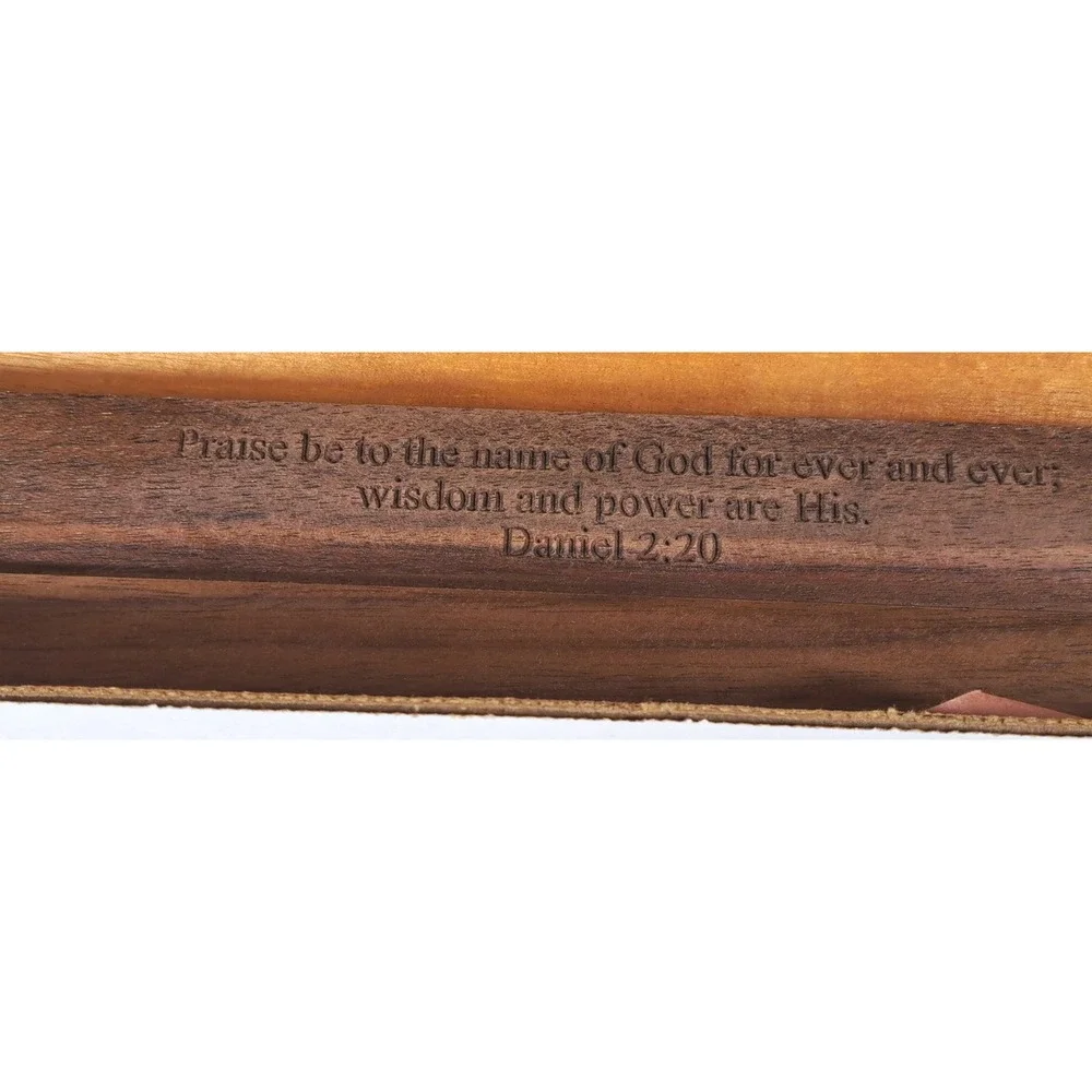 America 250 Years Strong Wooden Flag Plaque Biblical Principles Patriotic Decor